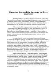 Klonavimo procedūros, privalumai ir trūkumai 8 puslapis