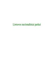 Lietuvos nacionaliniai parkai 2 puslapis