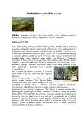Lietuvos nacionaliniai parkai bei jų priežiūra 2 puslapis
