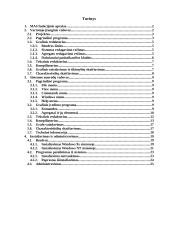 MAS funkcijinis aprašas