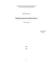 Mergelės poetizavimas piršlybų dainose