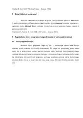 Susipažinimas su Microsoft Excel 5 puslapis