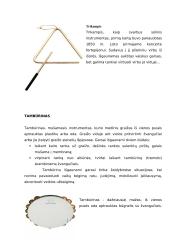 Muzikos instrumentai. Muzikos instrumentų panaudojimas vaikų darželyje 7 puslapis