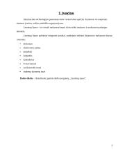 Nuotolinio mokymo sistema Learning space 3 puslapis