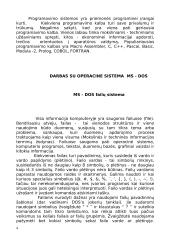 Operacinė sistema MS-DOS 3 puslapis