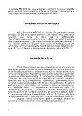 Operacinė sistema MS-DOS 5 puslapis