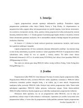 Programavimo kalba PROLOG 2 puslapis