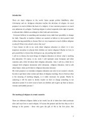 Religious education at school 2 puslapis