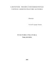 Švietimo politika ir švietimo sistemos 11 puslapis