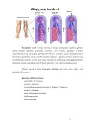 Trombozė. Jos priežastys, sąlygos 4 puslapis