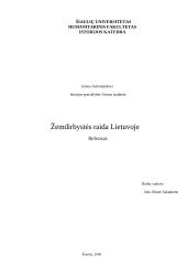 Žemdirbystės raida Lietuvoje nuo neolito iki geležies amžiaus pabaigos