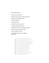 Europos kryžiažodis 4 puslapis