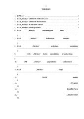 Įmonės analizė: trikotažinių drabužių siuvimas UAB "Merkys"