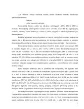 Įmonės finansų analizė: UAB "Molesta" 3 puslapis
