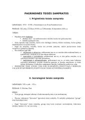 Pagrindinės teisės sampratos