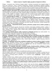 Pedagogikos pasiruošimas atsiskaitymui