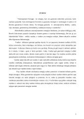 Hidroenergija - atsinaujinančios energijos rūšis