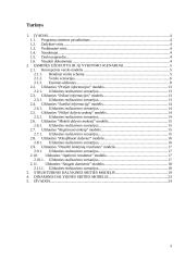 Programų sistemos “Autoklubas” dalykinės srities koncepcinis modelis 3 puslapis