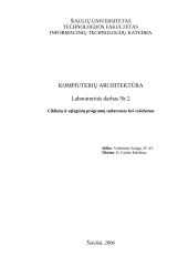Ciklinių ir sąlyginių programų sudarymas bei vykdymas