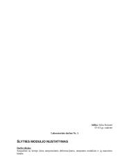 Entropijos pokyčio nustatymas šildant  kristalinį kūną  8 puslapis