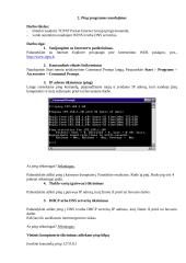Kompiuterio TCP/IP parametrų konfigūravimas. Ping programos naudojimas 4 puslapis