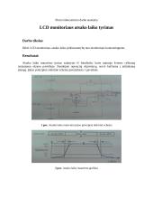 LCD monitoriaus atsako laiko tyrimas