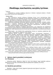 Medžiagų mechaninių savybių tyrimas 2 puslapis