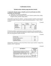Optimizavimas tiesinio programavimo metodu