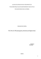 Prie Hicom 300 prijungiamų abonentų konfigūravimas