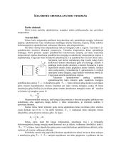 Tyrimas: šiluminio spinduliavimo tyrimas ir temperatūros matavimas optiniu pirometru