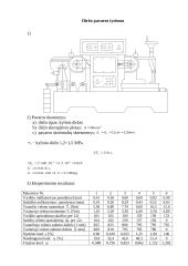 Trinties riedėjimo guoliuose tyrimas. Sujungimo kūginiais – spyruokliniais žiedais tyrimas. Diržinės pavaros 3 puslapis