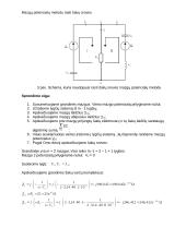 Vienfazės sinusinės grandinės skaičiavimas ir matavimai 3 puslapis
