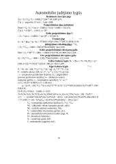 Automobilių techniniai skaičiavimai 14 puslapis