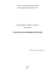 Civilizacijos įtampos Lietuvoje