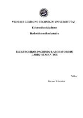 Elektronika - krūvininkai