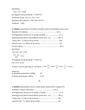 Finansai - akcijų vertė, turto grąža 12 puslapis