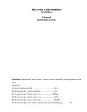 Finansai - akcijų vertė, turto grąža 15 puslapis