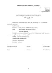 Įmonės charakteristika ir veiklos dokumentai: baldų prekybos UAB "Audėjas" 19 puslapis