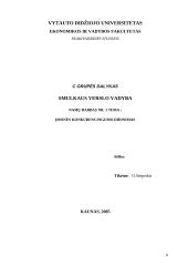 Įmonės konkurencingumo didinimas