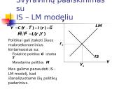 IS-LM modelis 16 puslapis