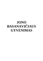 Jono Basanavičiaus gyvenimo apžvalga