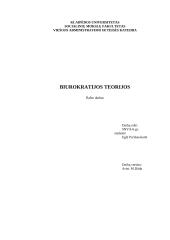 Biurokratijos teorijos