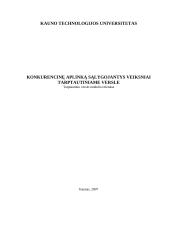 Konkurencinę aplinką sąlygojantys veiksniai tarptautiniame versle