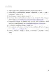 Konkurencinę aplinką sąlygojantys veiksniai tarptautiniame versle 14 puslapis