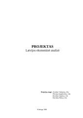 Latvijos ekonominė analizė 6 puslapis