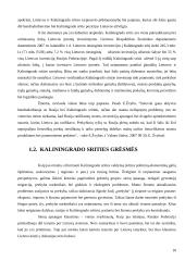 Lietuvos ir Rusijos Kaliningrado srities tarpusavio prekybos raida ir perspektyvos 10 puslapis