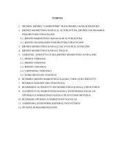 Marketingo kanalai: įmonė "Gardentime"