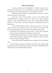 Marketingo komplekso elementai: UAB "Elektromarkt" 2 puslapis