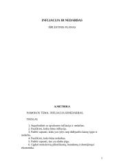 Pamokos planas: Mokslinis ir publicistinis stiliai; Infliacija ir nedarbas 11 puslapis