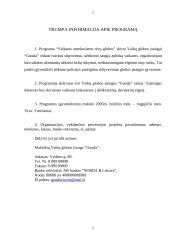 Projektas "Vaikai netekę tėvų globos" 2 puslapis